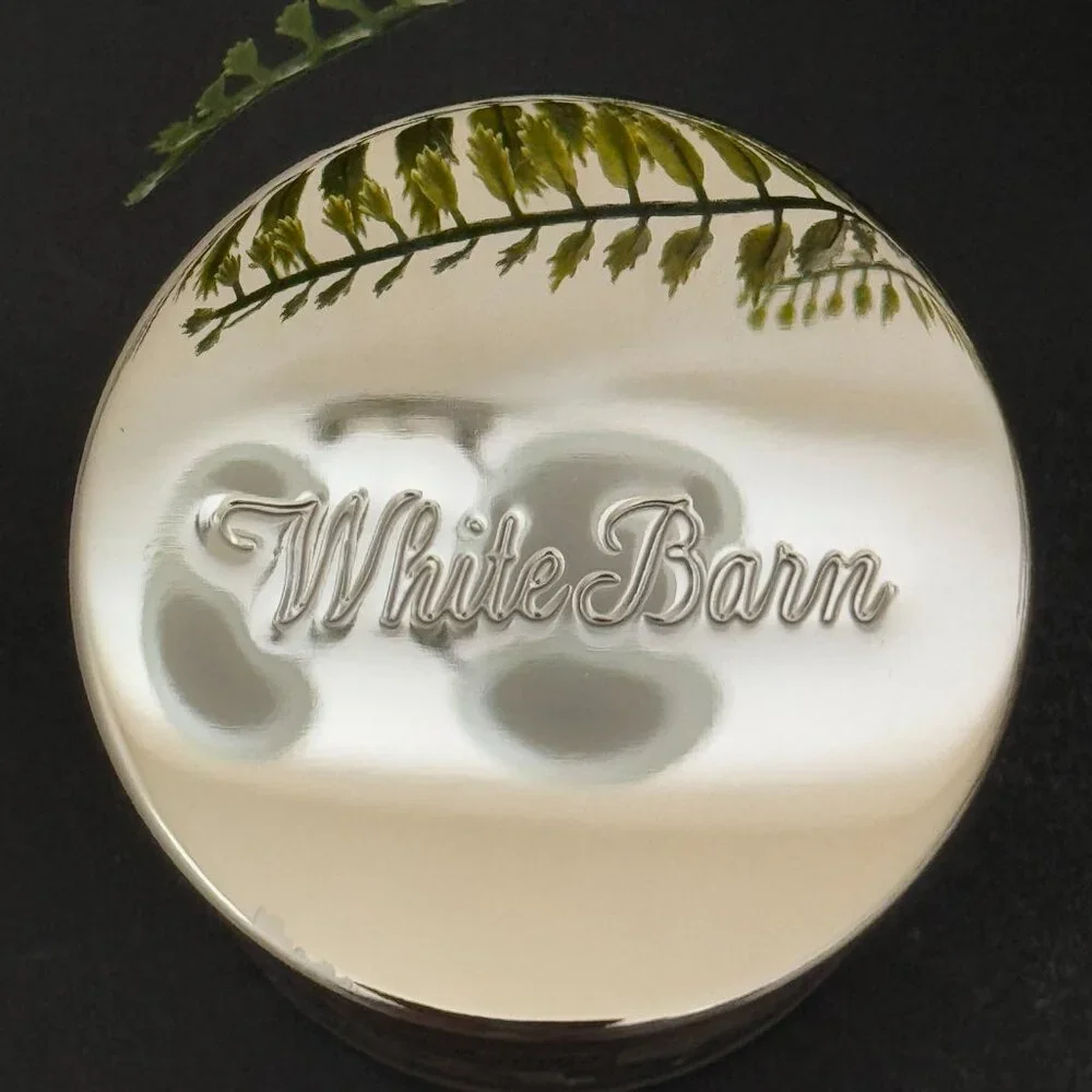 BBW Snowflakes & Cashmere White Barn Bath & Body Works Single Wick Candle - Picture 8 of 10